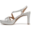 image:imageNaturalizer Womens Abby Heeled Dress SandalSilver Textured