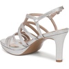 image:imageNaturalizer Womens Baylor Strappy High Heel SandalSoft Silver Metallic