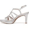 image:imageNaturalizer Womens Baylor Strappy High Heel SandalSoft Silver Metallic