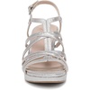 image:imageNaturalizer Womens Baylor Strappy High Heel SandalSoft Silver Metallic
