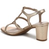 image:imageNaturalizer Womens Bristol Cage SandalChampagne Snake Faux Leather
