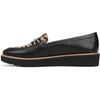 image:imageNaturalizer Womens Elin Platform Lug Sole LoaferBlackLeopard Faux Leather