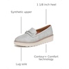 image:imageNaturalizer Womens Elin Platform Lug Sole LoaferGrey Soft Metallic