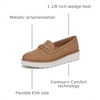 image:imageNaturalizer Womens Elin Platform Lug Sole LoaferOat Beige Fabric