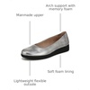 image:imageNaturalizer Womens Idea Ballet FlatPewter Metallic