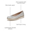 image:imageNaturalizer Womens Idea Ballet FlatSilver Metallic