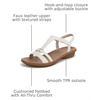 image:imageNaturalizer Womens Sofia SandalWarm White Faux Canvas