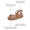 image:imageNaturalizer ZaydaWalnut Brown Faux Raffia