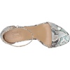 image:imageNaturalizer womens Vera Heeled SandalsBlue Snake