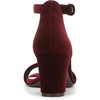 image:imageNaturalizer womens Vera Heeled SandalsCabernet Sauvignon Red Velvet