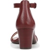 image:imageNaturalizer womens Vera Heeled SandalsCranberry Red Leather