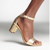 image:imageNaturalizer womens Vera Heeled SandalsDark Gold Metallic