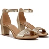 image:imageNaturalizer womens Vera Heeled SandalsDark Gold Metallic