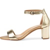 image:imageNaturalizer womens Vera Heeled SandalsDark Gold Metallic Leather