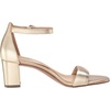 image:imageNaturalizer womens Vera Heeled SandalsDark Gold Metallic Leather