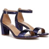 image:imageNaturalizer womens Vera Heeled SandalsDusk Blue Metallic Snake