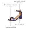 image:imageNaturalizer womens Vera Heeled SandalsDusk Blue Metallic Snake