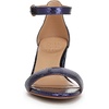 image:imageNaturalizer womens Vera Heeled SandalsDusk Blue Metallic Snake