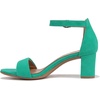 image:imageNaturalizer womens Vera Heeled SandalsJade Green Suede