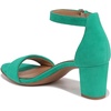 image:imageNaturalizer womens Vera Heeled SandalsJade Green Suede