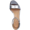 image:imageNaturalizer womens Vera Heeled SandalsLight Blue Metallic Leather