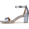 image:imageNaturalizer womens Vera Heeled SandalsLight Blue Metallic Leather