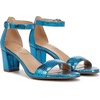 image:imageNaturalizer womens Vera Heeled SandalsLight Blue Metallic Snake