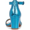 image:imageNaturalizer womens Vera Heeled SandalsLight Blue Metallic Snake