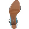 image:imageNaturalizer womens Vera Heeled SandalsLight Blue Metallic Snake