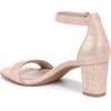 image:imageNaturalizer womens Vera Heeled SandalsLight Pink Metallic Leather