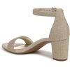image:imageNaturalizer womens Vera Heeled SandalsNaturalGoldMulti