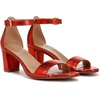 image:imageNaturalizer womens Vera Heeled SandalsOrange Metallic Snake