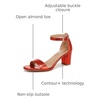 image:imageNaturalizer womens Vera Heeled SandalsOrange Metallic Snake