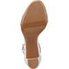 image:imageNaturalizer womens Vera Heeled SandalsPearl White Satin