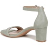 image:imageNaturalizer womens Vera Heeled SandalsPistachio Green Suede