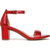 image:imageNaturalizer womens Vera Heeled SandalsRed Metallic Snake