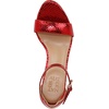 image:imageNaturalizer womens Vera Heeled SandalsRed Metallic Snake