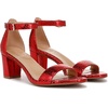 image:imageNaturalizer womens Vera Heeled SandalsRed Metallic Snake