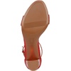 image:imageNaturalizer womens Vera Heeled SandalsRed Metallic Snake