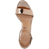 image:imageNaturalizer womens Vera Heeled SandalsRose Gold Faux Leather
