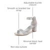 image:imageNaturalizer womens Vera Heeled SandalsSilver Glitz