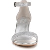 image:imageNaturalizer womens Vera Heeled SandalsSilver Glitz