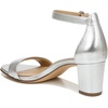 image:imageNaturalizer womens Vera Heeled SandalsSilver Leather