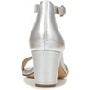 image:imageNaturalizer womens Vera Heeled SandalsSilver Leather