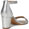 image:imageNaturalizer womens Vera Heeled SandalsSilver Metallic Leather