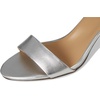 image:imageNaturalizer womens Vera Heeled SandalsSilver Metallic Leather