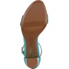image:imageNaturalizer womens Vera Heeled SandalsTeal Metallic Snake