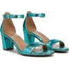 image:imageNaturalizer womens Vera Heeled SandalsTeal Metallic Snake