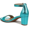 image:imageNaturalizer womens Vera Heeled SandalsTeal Metallic Snake