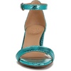 image:imageNaturalizer womens Vera Heeled SandalsTeal Metallic Snake